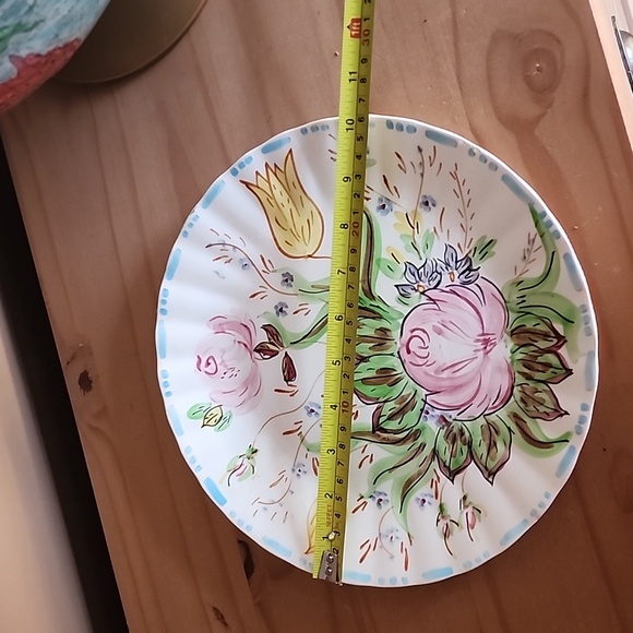 Vintage Blue Ridge Southern Potteries handpainted Nova Rose dinner plates - Picture 12 of 12